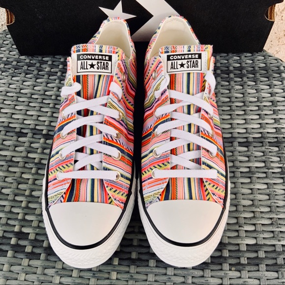 Converse Chuck Taylor Summer Stripes Low Sneaker - Picture 7 of 8